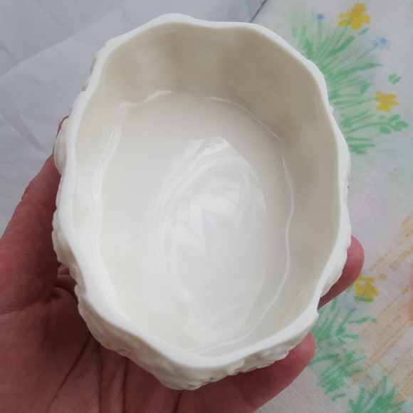 🌙VTG LENOX Oval Porcelain Roses 24k Gold Trim Trinket Box - Picture 4 of 12